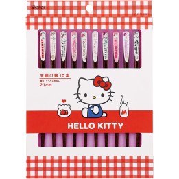 Hello Kitty Chopsticks Gift Set 5 Pairs 21cm Japan Import