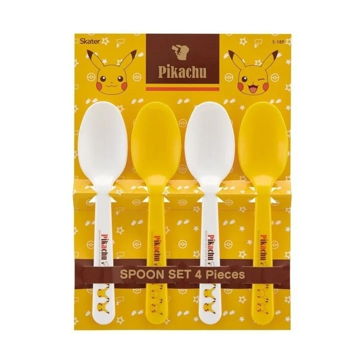 Pikachu Spoon Set 4pcs Pokémon Japan Import