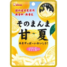 LION OKASHI - Natsumikan Candies (candied mandarin peel) 25g