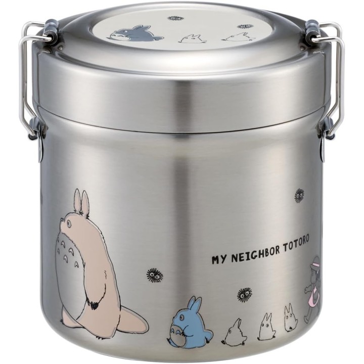 Totoro Insulated Lunch Jar 600ml Donburi Skater Japan Import