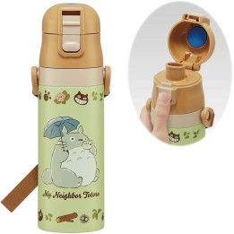 Gourde pour enfants Totoro Catbus, 470 ml, en acier inoxydable, modèle Skater, importée du Japon