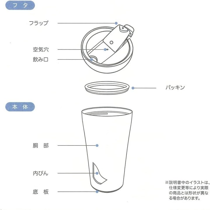 Botella de café Skater Jiji de 360 ml SMV4-A, importada de Japón