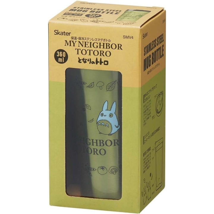 Botella de café Skater Totoro de 360 ml SMV4-A, importada de Japón