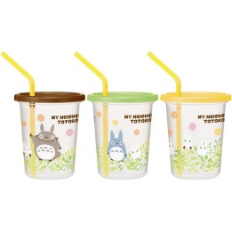 Skater Totoro Straw Tumbler Set 320ml SIH3ST Japan Import