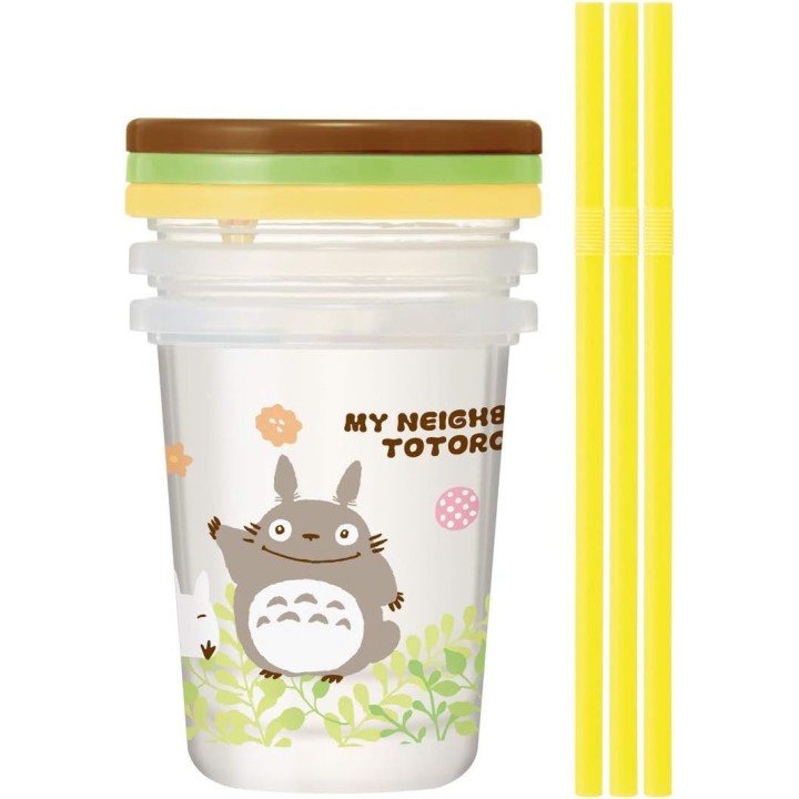 Lot de deux gobelets en paille Skater Totoro 320 ml SIH3ST - Importé du Japon