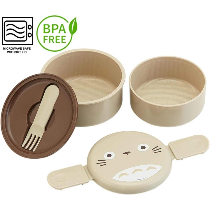 Boîte à lunch ronde Skater Totoro 500 ml ONWR1-A – Importée du Japon