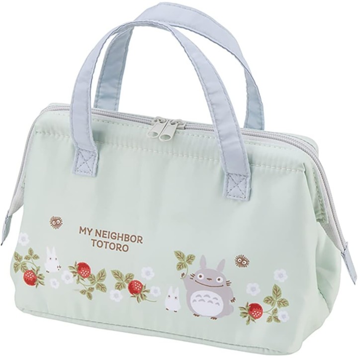 Skater Totoro isolierte Lunch-Tasche in Himbeerrot KGA1-A – Import aus Japan