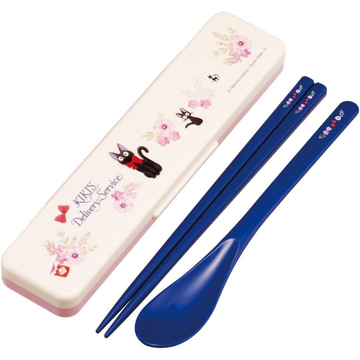 Ensemble de baguettes et cuillère Skater Jiji, 18 cm, CCS3SAAG-A, importé du Japon