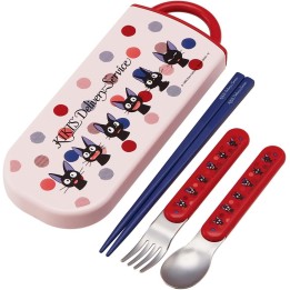 Skater – Kiki’s Delivery Service Jiji Face Trio Cutlery Set (TACC2AG-A)
