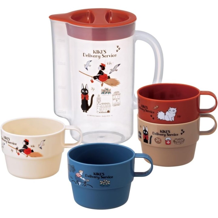 Set di tazze impilabili Kiki "Skater", 4 pezzi – Studio Ghibli – Importato dal Giappone