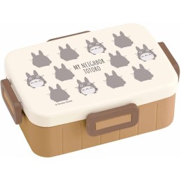 Contenitore per il pranzo Totoro da 650 ml con 4 chiusure a scatto – Importato dal Giappone