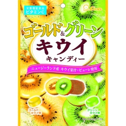 LION OKASHI - Bonbons au Kiwi Vert et au Kiwi Jaune 72g