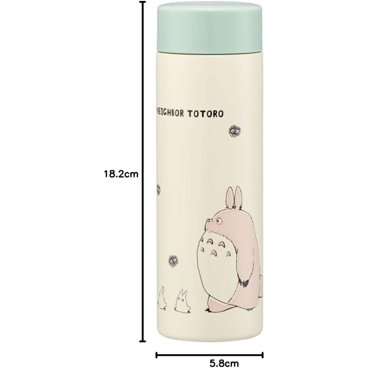 Bouteille isotherme Totoro en acier inoxydable, 350 ml, modèle « Skater », importée du Japon