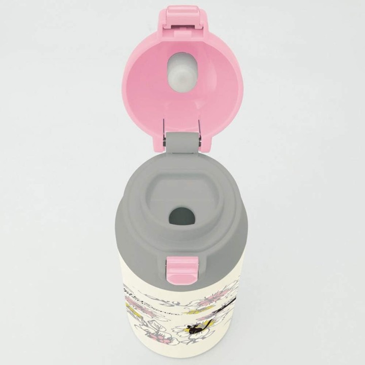 Bouteille isotherme Kiki Jiji en acier inoxydable, 360 ml, modèle « Skater », importée du Japon
