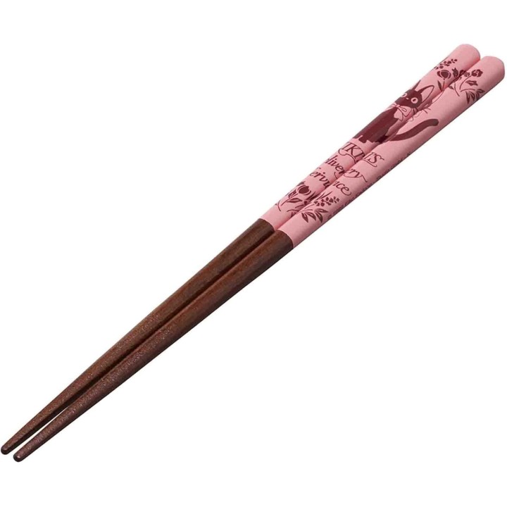 Kiki Essstäbchen 21 cm, rosa, Skater-Design, Import aus Japan