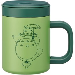 Taza de acero inoxidable de Totoro, 320 ml, taza térmica con diseño de skater, importada de Japón