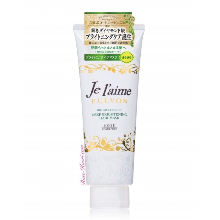 KOSE - Je l’aime - Fulvos Bright & Sleek Masque