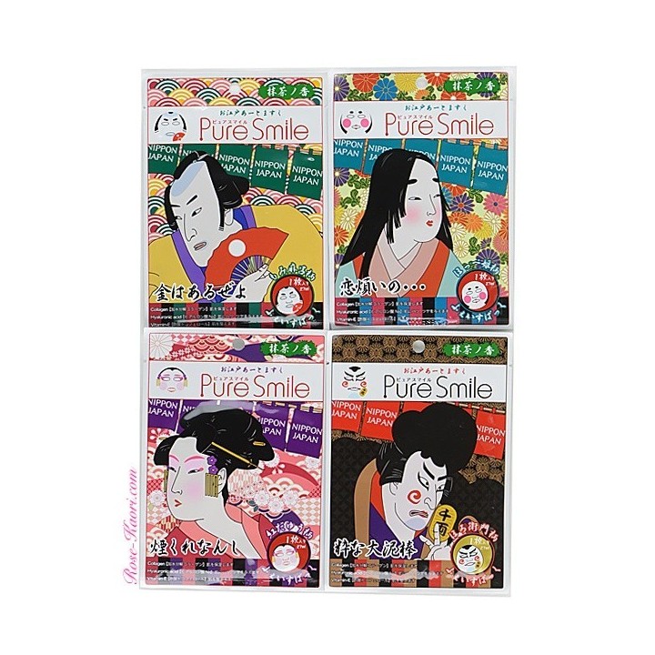 Pure Smile - Art Face Mask - Edo Set (4 masks)