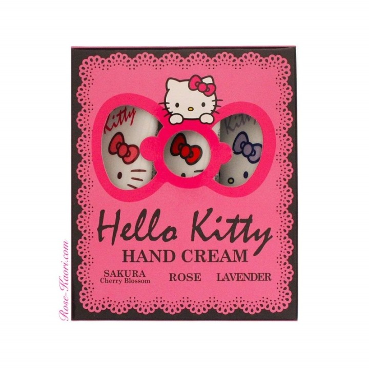 Hello Kitty Crèmes pour les mains (3 tubes)
