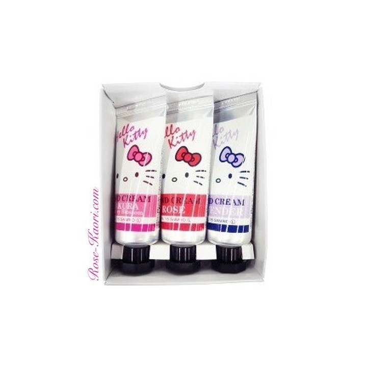 Hello Kitty Crèmes pour les mains (3 tubes)