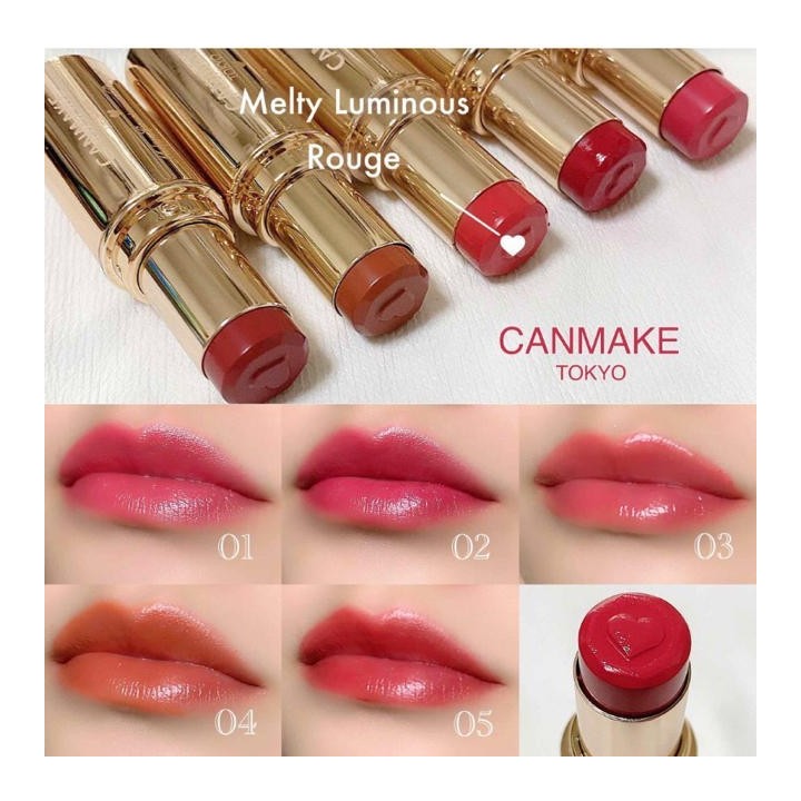 CANMAKE TOKYO - Melty Luminous Lipsticks