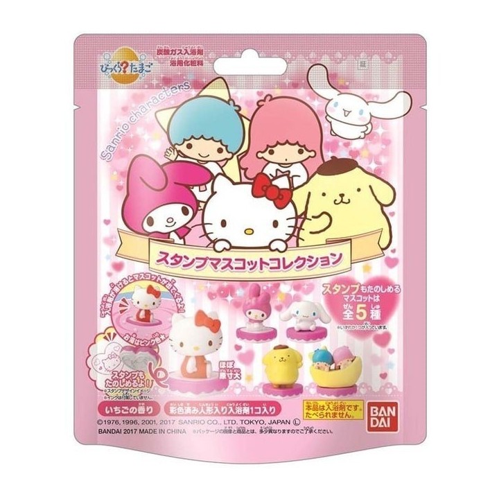 6 Bath Balls Sanrio Stamps