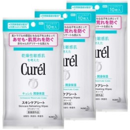 Curél - Skincare Refreshing Wipes  x3