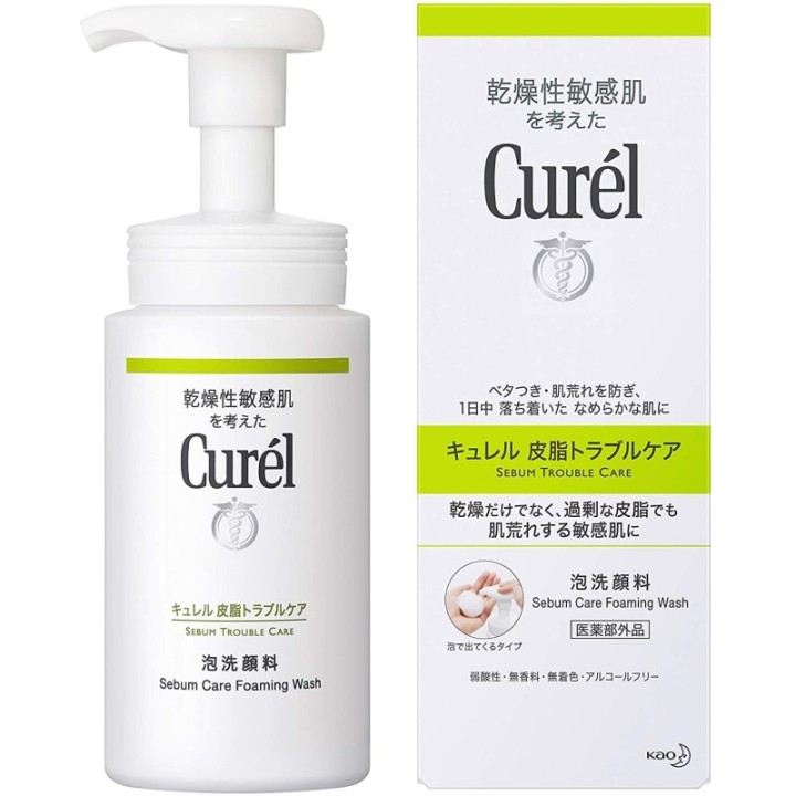 Curél - Lavaggio schiumogeno Sebum Care