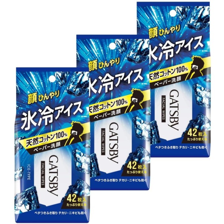 GATSBY - Facial Wipes Ice Type 42x3