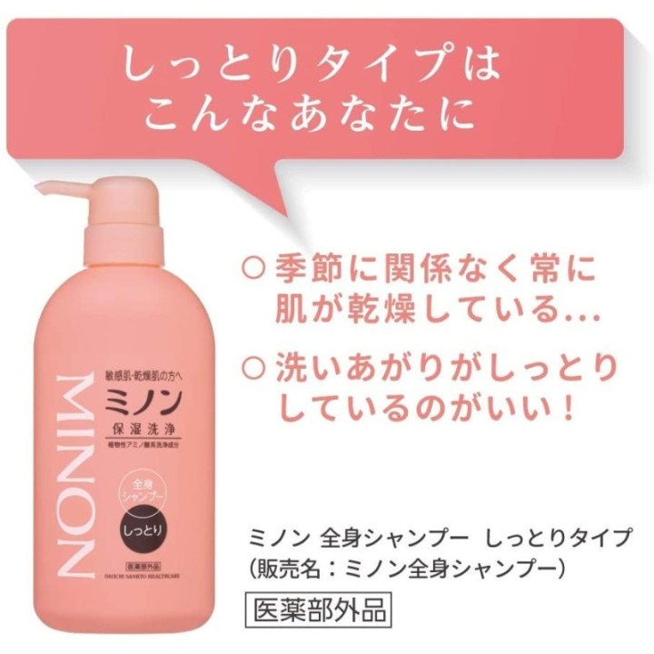 Minon - Shampoing Type Hydratant
